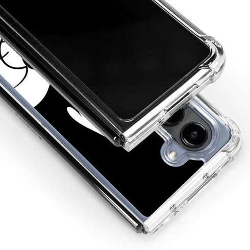Looney Tunes Sylvester the Cat Black and White Galaxy Z Fold5 5G Clear Case