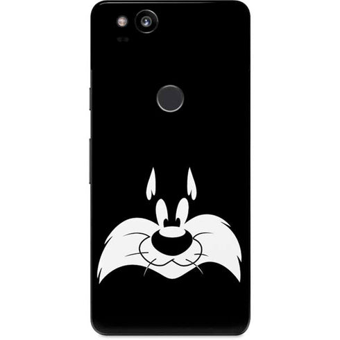 Looney Tunes Sylvester the Cat Black and White Google Pixel 2 Skin