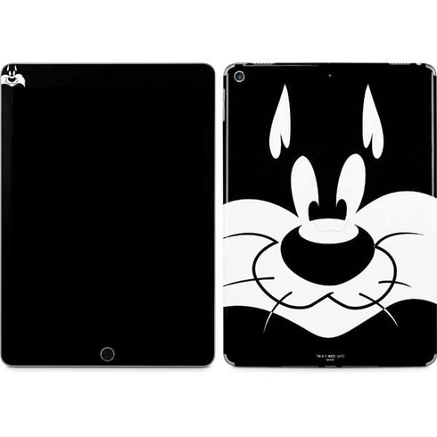 Looney Tunes Sylvester the Cat Black and White iPad Skins