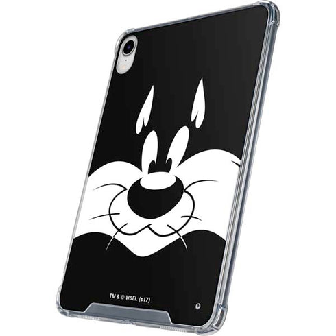 Looney Tunes Sylvester the Cat Black and White iPad 11th Gen (2025) Clear Case