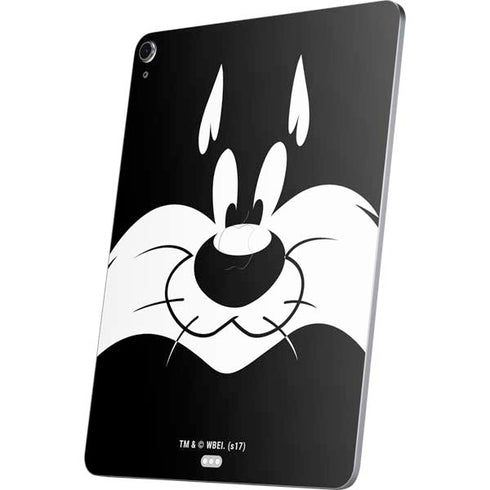 Looney Tunes Sylvester the Cat Black and White Apple iPad Air Skin