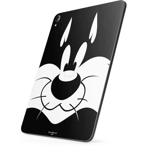 Looney Tunes Sylvester the Cat Black and White Apple iPad Pro Skin