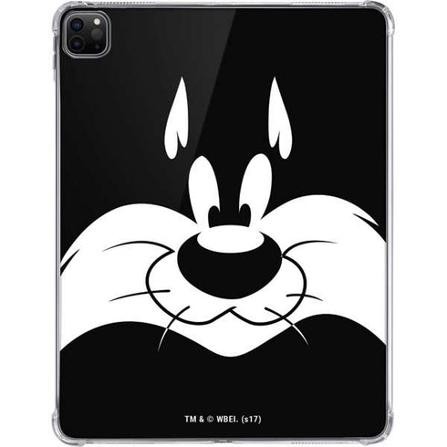 Looney Tunes Sylvester the Cat Black and White iPad Pro 11in (2024) Clear Case