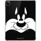 Looney Tunes Sylvester the Cat Black and White iPad Pro 11in (2024) Clear Case