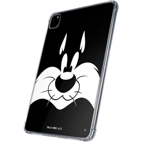 Looney Tunes Sylvester the Cat Black and White iPad Pro 11in (2024) Clear Case