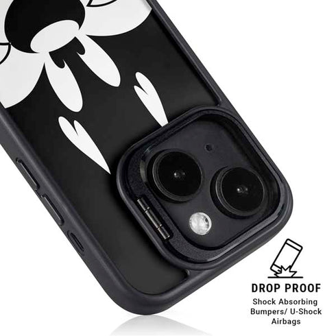 Looney Tunes Sylvester the Cat Black and White iPhone 14 Plus Kickstand Case