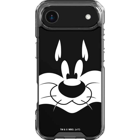 Looney Tunes Sylvester the Cat Black and White iPhone 17 Air Clear Case