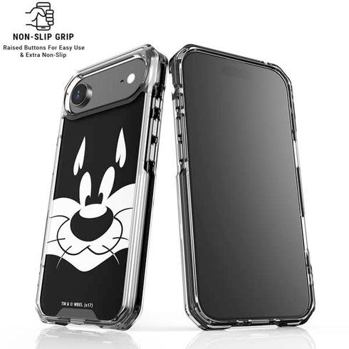 Looney Tunes Sylvester the Cat Black and White iPhone 17 Air Clear Case
