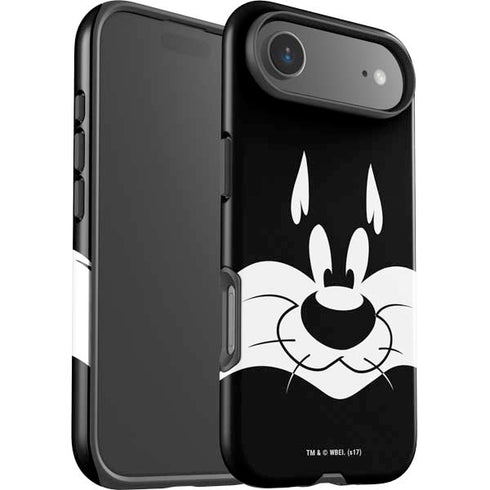 Looney Tunes Sylvester the Cat Black and White iPhone 17 Air Impact Case