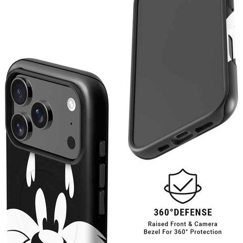 Looney Tunes Sylvester the Cat Black and White iPhone 17 Pro Magsafe Impact Case