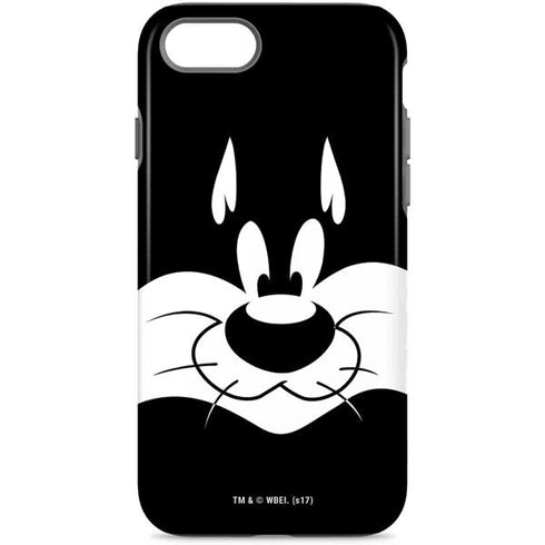 Looney Tunes Sylvester the Cat Black and White iPhone Cases