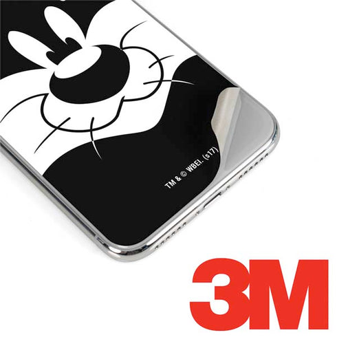 Looney Tunes Sylvester the Cat Black and White iPhone XS Max Skin
