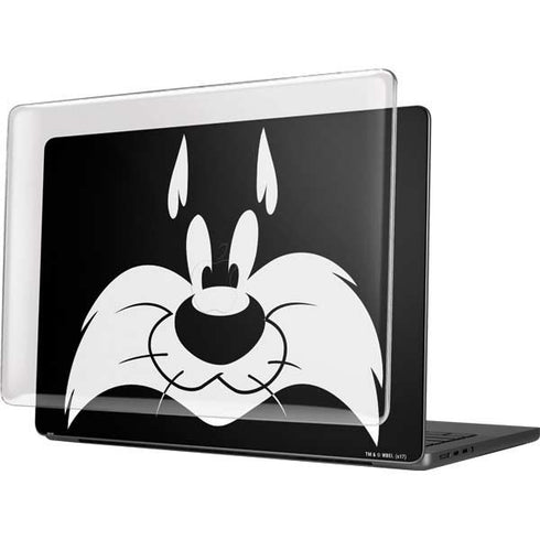 Looney Tunes Sylvester the Cat Black and White MacBook Pro 14in (2021-24) Case plus Skin