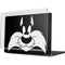 Looney Tunes Sylvester the Cat Black and White MacBook Pro 14in (2021-24) Case plus Skin