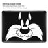 Looney Tunes Sylvester the Cat Black and White MacBook Pro 14in (2021-24) Case plus Skin