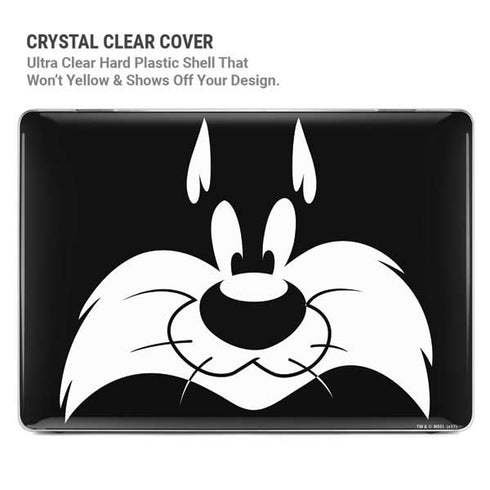 Looney Tunes Sylvester the Cat Black and White MacBook Cases