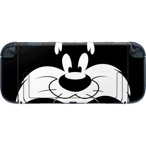 Looney Tunes Sylvester the Cat Black and White Nintendo Switch 2 (2025) with Joy-Con Skin
