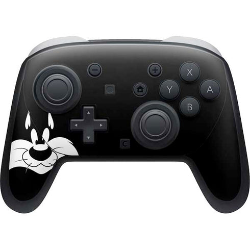 Looney Tunes Sylvester the Cat Black and White Nintendo Skins