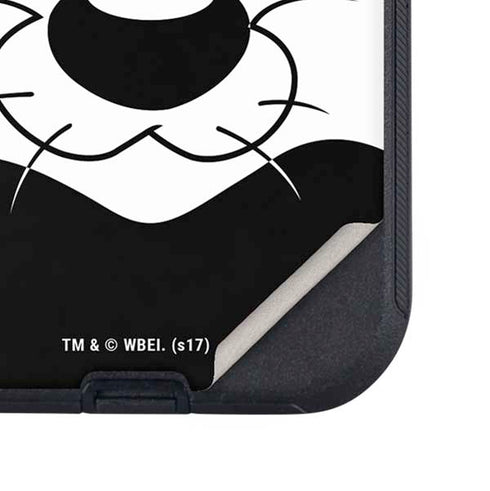 Looney Tunes Sylvester the Cat Black and White Otterbox Defender iPhone Skin