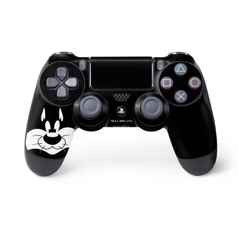 Looney Tunes Sylvester the Cat Black and White PS4 Controller Skin