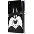 Looney Tunes Sylvester the Cat Black and White PS5 Pro Console Skin