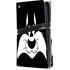 Looney Tunes Sylvester the Cat Black and White PS5 Pro Disk Console Skin