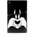 Looney Tunes Sylvester the Cat Black and White PS5 Slim Digital Edition Console Skin
