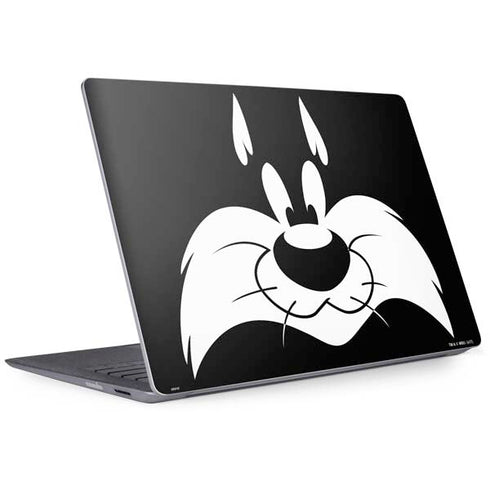 Looney Tunes Sylvester the Cat Black and White Surface Laptop 2 Skin