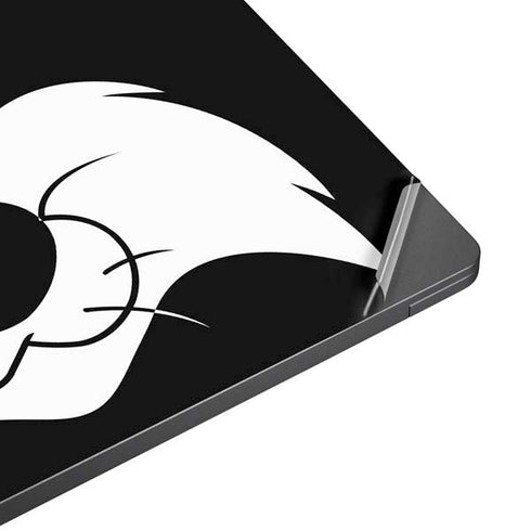 Looney Tunes Sylvester the Cat Black and White Surface Laptop 7 15in Skin