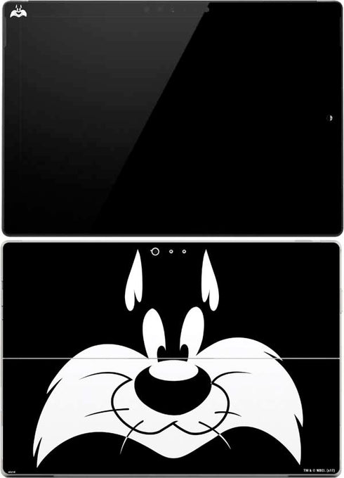 Looney Tunes Sylvester the Cat Black and White Surface Pro (2017) Skin