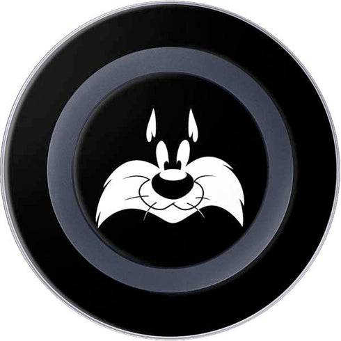 Looney Tunes Sylvester the Cat Black and White Wireless Charger Skin