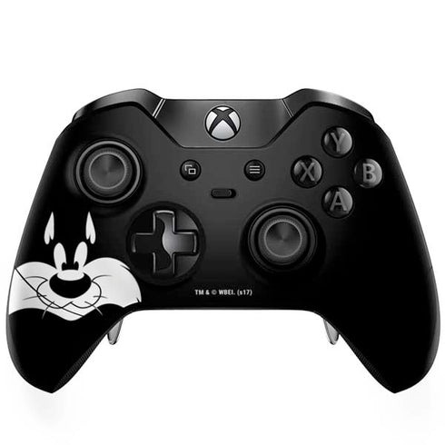 Looney Tunes Sylvester the Cat Black and White Xbox One Elite Controller Skin