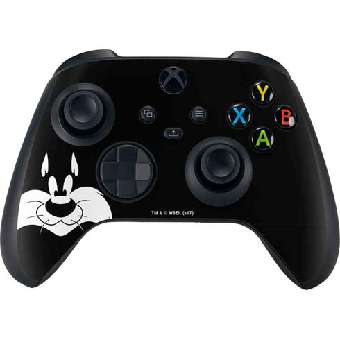 Looney Tunes Sylvester the Cat Black and White XBox Series X Digital Edition Bundle Skin