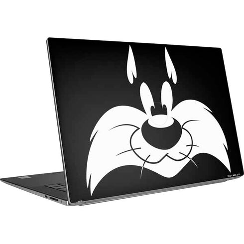Looney Tunes Sylvester the Cat Black and White Dell XPS Skin