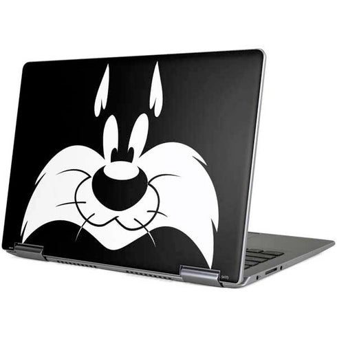 Looney Tunes Sylvester the Cat Black and White Yoga 710 14in Skin