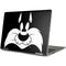 Looney Tunes Sylvester the Cat Black and White Yoga 710 14in Skin