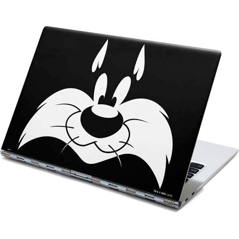 Looney Tunes Sylvester the Cat Black and White Yoga 910 2-in-1 14in Touch-Screen Skin