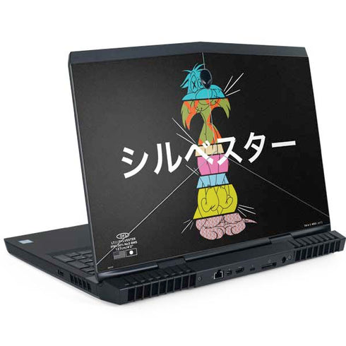 Looney Tunes Sylvester the Cat Sliced Juxtapose Dell Alienware Skin