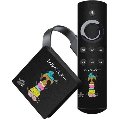 Looney Tunes Sylvester the Cat Sliced Juxtapose Amazon Fire TV Skin