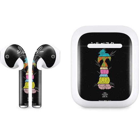 Looney Tunes Sylvester the Cat Sliced Juxtapose Apple AirPods Skin