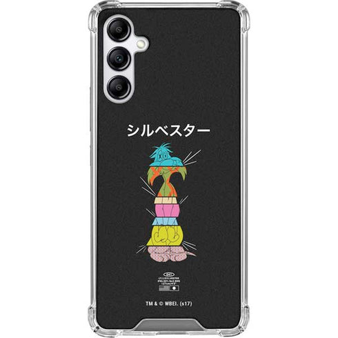 Looney Tunes Sylvester the Cat Sliced Juxtapose Gabb Phone 4 Clear Case
