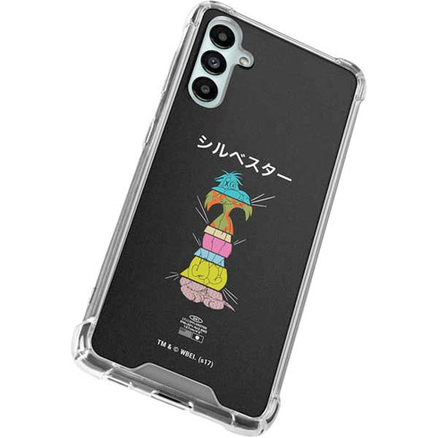 Looney Tunes Sylvester the Cat Sliced Juxtapose Gabb Phone 4 Clear Case