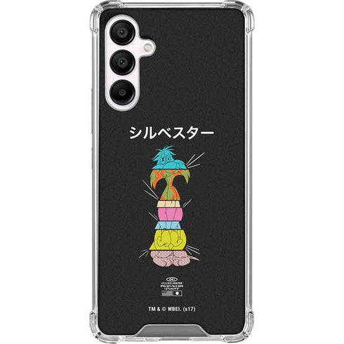 Looney Tunes Sylvester the Cat Sliced Juxtapose Galaxy A16 5G Clear Case