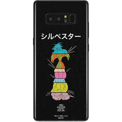 Looney Tunes Sylvester the Cat Sliced Juxtapose Galaxy Note 8 Skin