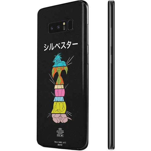 Looney Tunes Sylvester the Cat Sliced Juxtapose Galaxy Note 8 Skin