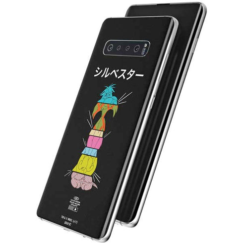 Looney Tunes Sylvester the Cat Sliced Juxtapose Galaxy S10 Skin
