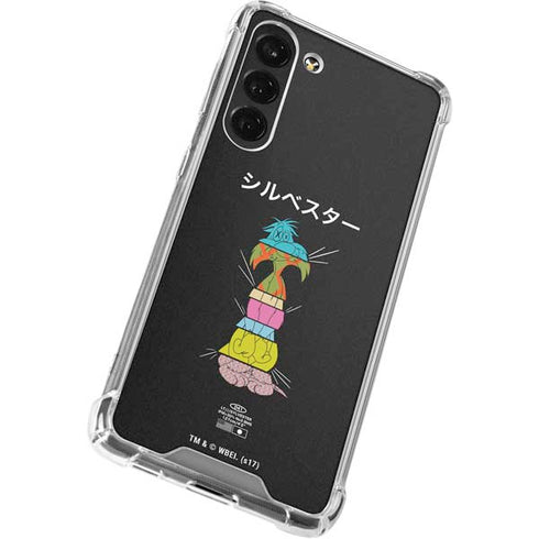 Looney Tunes Sylvester the Cat Sliced Juxtapose Galaxy S24 FE Clear Case