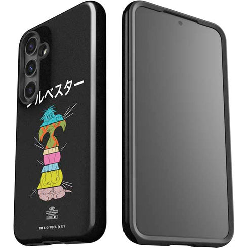 Looney Tunes Sylvester the Cat Sliced Juxtapose Galaxy S25 Impact Case