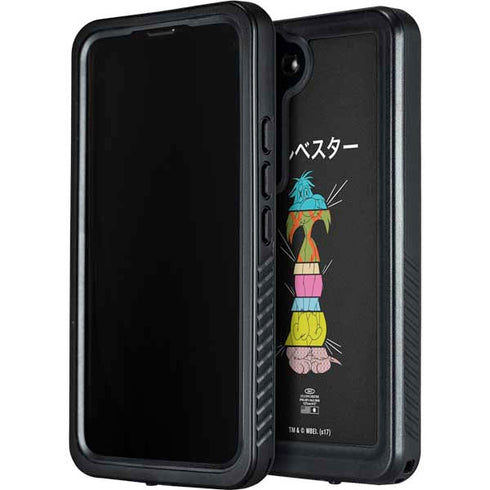 Looney Tunes Sylvester the Cat Sliced Juxtapose Galaxy S24 Plus Waterproof Case