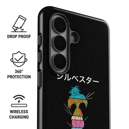 Looney Tunes Sylvester the Cat Sliced Juxtapose Galaxy S26 Impact Case